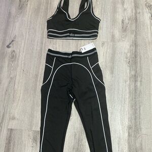 Black alo yoga set